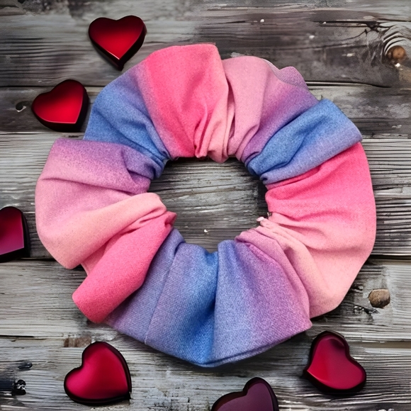 Cotton Candy Colorful Scrunchie - Picture 6 of 15